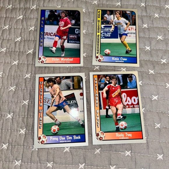 90’s Vintage All Star Soccer Trading Cards Set - Mint - Picture 4 of 7